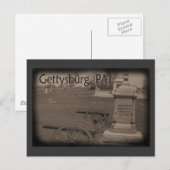Battlefield of Gettysburg Briefkaart (Voorkant / Achterkant)
