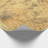 Battlefield of Gettysburg Map door John Bachelder Cadeaupapier (Hoek)