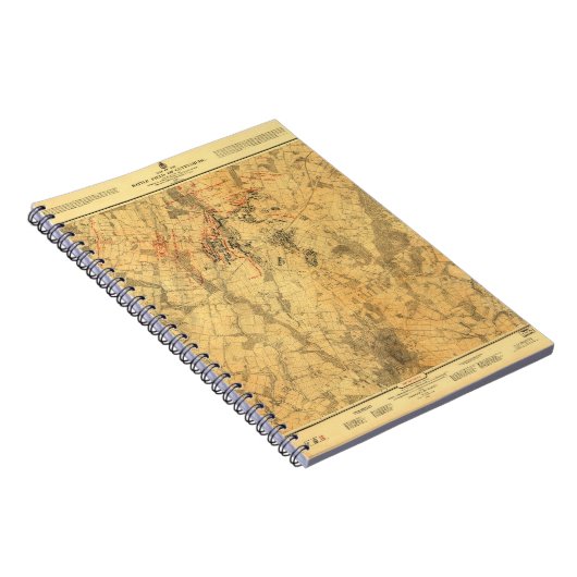 Battlefield of Gettysburg Map door John Bachelder Notitieboek (Rechterzijde)