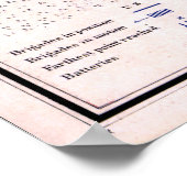 Battlefield van Chickamauga (1863) Poster (Hoek)