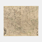 Battlefields en Romeinse wegen Fleece Deken (Voorkant (Horizontaal))