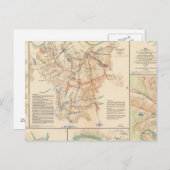 Battlefields Nashville, Tenn Briefkaart (Voorkant / Achterkant)