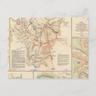 Battlefields Nashville, Tenn Briefkaart
