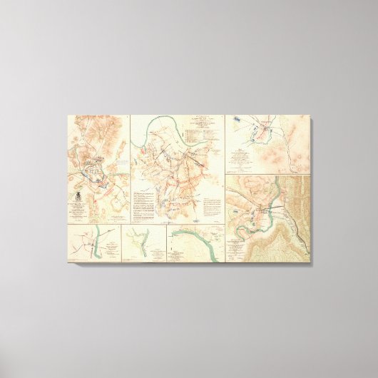 Battlefields Nashville, Tenn Canvas Afdruk (Voorkant)