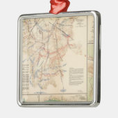 Battlefields Nashville, Tenn Metalen Ornament (Links)
