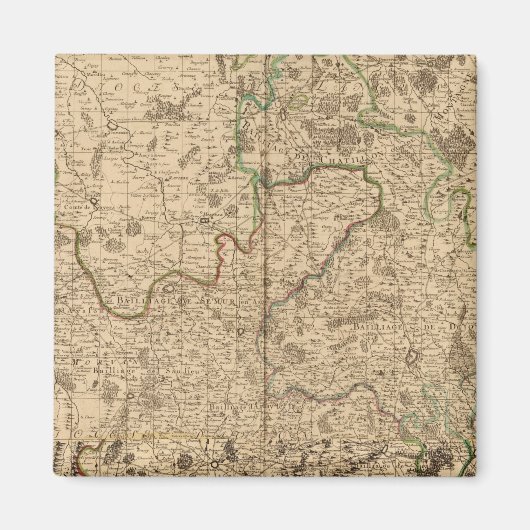 Battlefields & Roman roads Magneet (Voorkant)