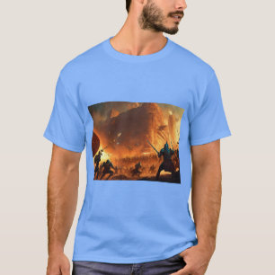 Battlefronts of Time: Een epische Sci-Fi Saga T-shirt