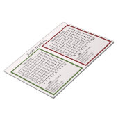 Battleshies op papierspel notitieblok (Schuin)