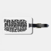 Battleship Alabama Bagagelabel (Achterkant horizontaal)