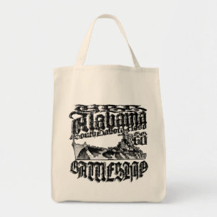 Battleship Alabama Grocery Tas Canvas tas