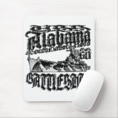 Battleship Alabama Mousepad Muismat (Met muis)