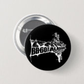 Battleship Alabama Ronde Button 5,7 Cm (Voorkant /achterkant)