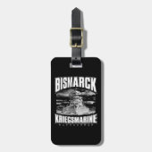 Battleship Bismarck Bagagelabel (Voorkant verticaal)