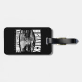 Battleship Bismarck Bagagelabel (Achterkant horizontaal)