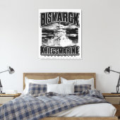 Battleship Bismarck Canvas Afdruk (Insitu (Slaapkamer))