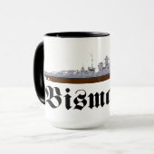 Battleship Bismarck Mug Mok (Voorkant links)
