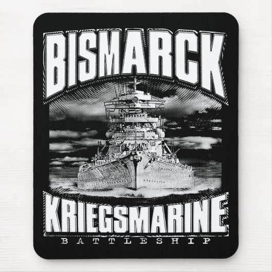Battleship Bismarck Muismat (Voorkant)