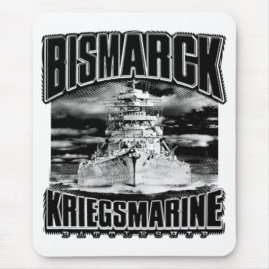 Battleship Bismarck Muismat (Voorkant)
