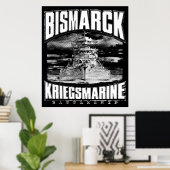 Battleship Bismarck Poster (Thuiskantoor)