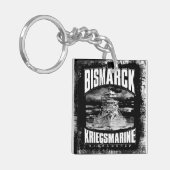 Battleship Bismarck Sleutelhanger (Voorkant Links)