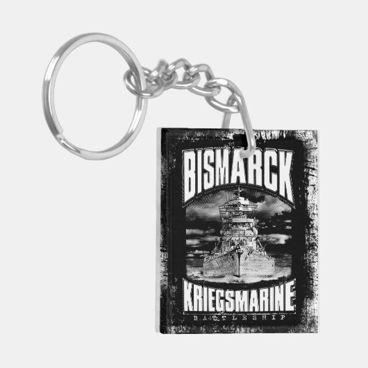 Battleship Bismarck Sleutelhanger (Voorkant Links)