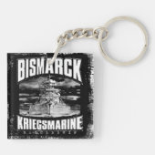 Battleship Bismarck Sleutelhanger (Achterkant)