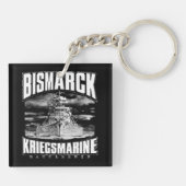 Battleship Bismarck Sleutelhanger (Achterkant)
