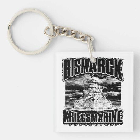 Battleship Bismarck Sleutelhanger (Voorkant)