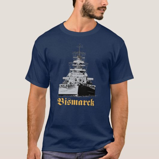Battleship Bismarck T-shirt (Voorkant)