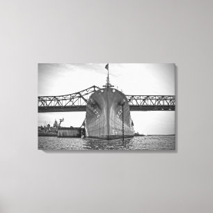 Battleship Cove Canvas Wrap Afdruk
