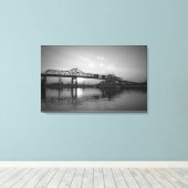Battleship Cove, Herfst River, MA Canvas Afdruk (Insitu (Houten vloer))