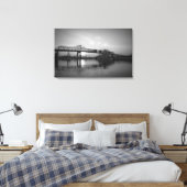 Battleship Cove, Herfst River, MA Canvas Afdruk (Insitu (Slaapkamer))