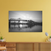 Battleship Cove, Herfst River, MA Canvas Afdruk (Insitu (Woonkamer))