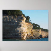 Battleship row, Pictured Rocks Nat'l Lakeshore, MI Poster (Voorkant)