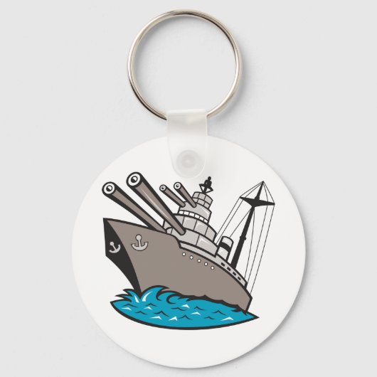Battleship Sleutelhanger (Achterkant)