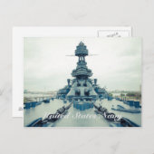 Battleship Texas Museum schip in San Jacinto State Briefkaart (Voorkant / Achterkant)