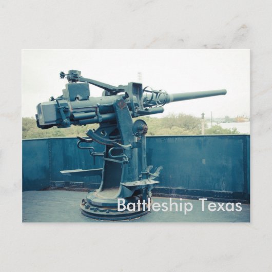 Battleship Texas San Jacinto State Park Briefkaart (Voorkant)