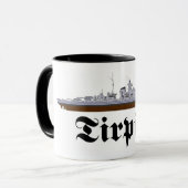 Battleship Tirpitz Mug Mok (Voorkant links)
