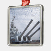 Battleship USS Alabama Metalen Ornament (Links)