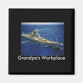 Battleship Uss New Jersey  Magneet (Voorkant)