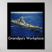Battleship Uss New Jersey Poster (Voorkant)