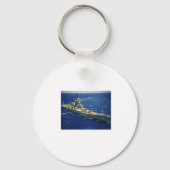 Battleship Uss New Jersey  Sleutelhanger (Voorkant)