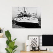 Battleship USS Texas, 1895 Poster (Thuiskantoor)