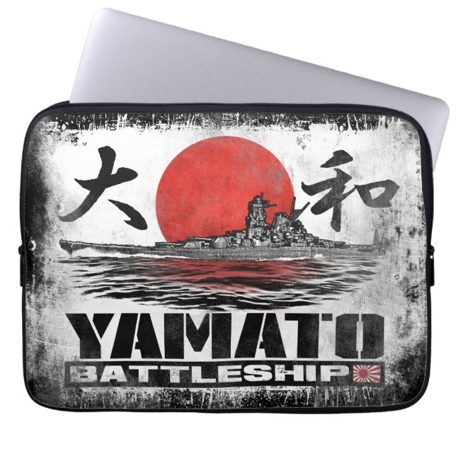 Battleship Yamato Electronics Bag Electronics Bag Laptop Sleeve (Voorkant)