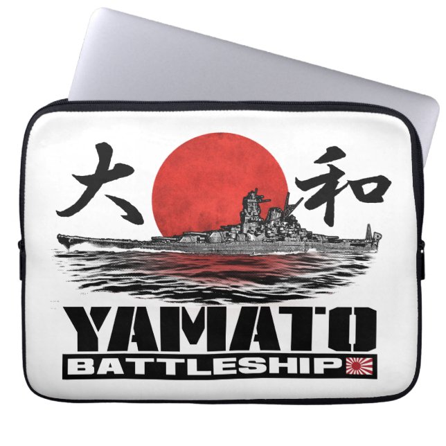Battleship Yamato Electronics Bag Electronics Bag Laptop Sleeve (Voorkant)
