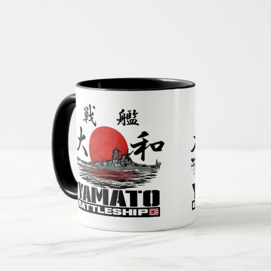 Battleship Yamato Mok (Voorkant links)