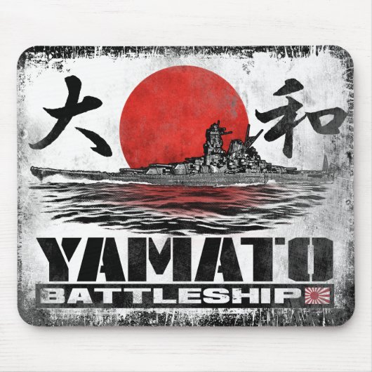 Battleship Yamato Mousepad Muismat (Voorkant)