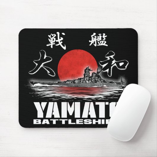 Battleship Yamato Muismat Mousepad (Met muis)
