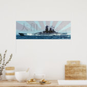 BATTLESHIP YAMATO POSTER (Keuken)