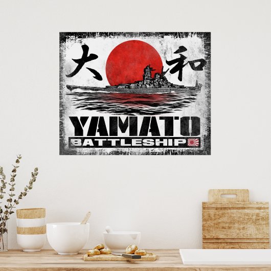 Battleship Yamato Poster Poster (Keuken)